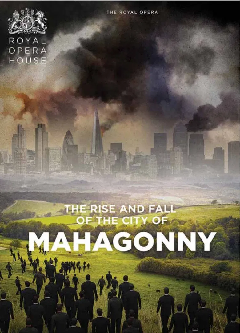 Rise and Fall of the City of Mahagonny poster background