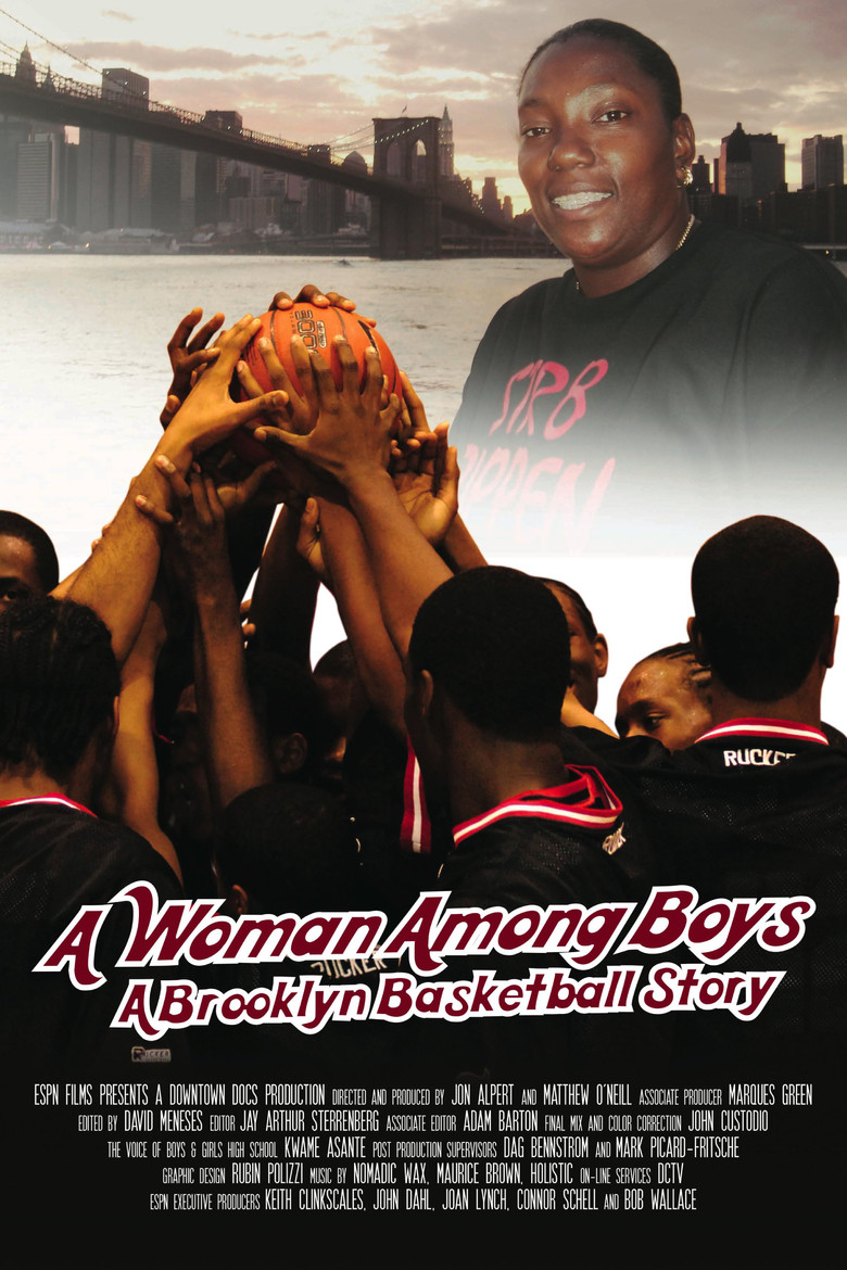 A Woman Among Boys poster background