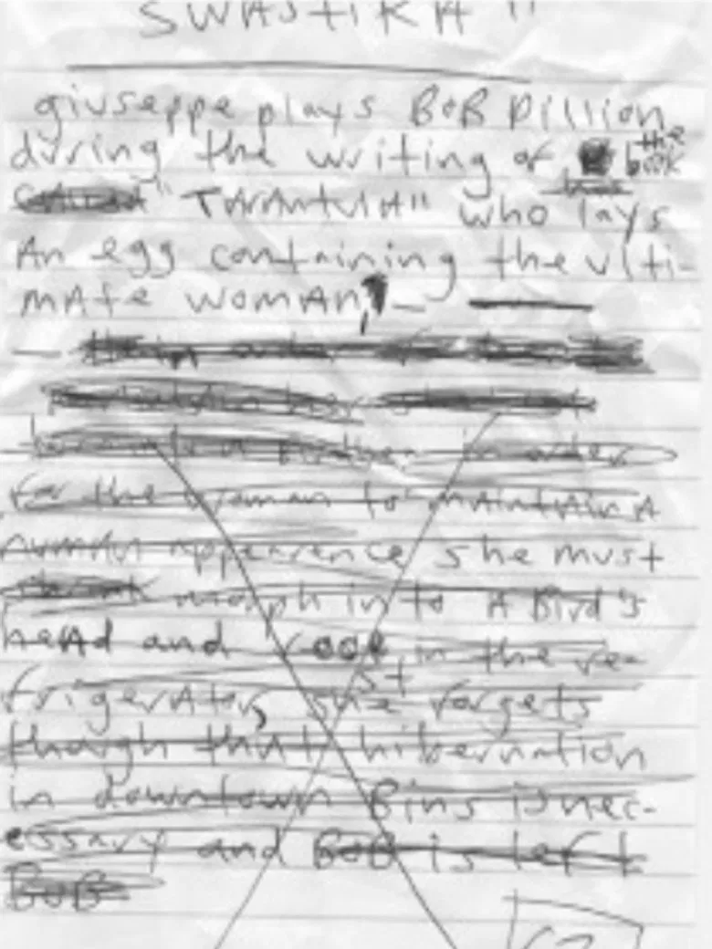 Pregnant With a Swastika poster background