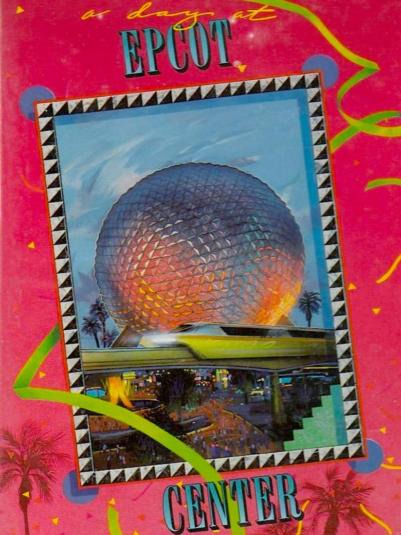 A Day at EPCOT Center poster background